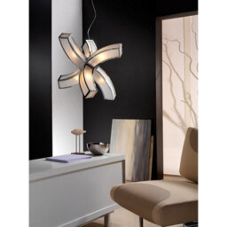 Luminosa Lighting Luminosa Duna Gu10 Pendant 6 Arms 6 Light L1/sgu10, Polished Chrome - thumbnail 3