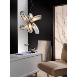 Luminosa Lighting Luminosa Duna Gu10 Pendant 6 Arms 6 Light L1/sgu10, Polished Chrome - thumbnail 2
