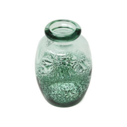 Verano Spanish Ceramics Recycled Glass Rimma Clear Home Décor Small Teardrop Vase (H) 16Cm - thumbnail 2