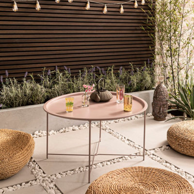 Nöa & Nani Noa & Nani Garden Patio Occasional Table In Blush Pink Bjarni - image 1