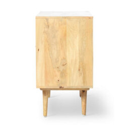 Desser Manhattan Sideboard 2 Door Mango Wood & Cane Webbing In Natural H70Cm X W100Cm X D40Cm - thumbnail 3