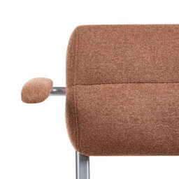 Beliani Desk Chair Candor Brown - thumbnail 7