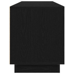 Berkfield Tv Cabinet With Led Lights Black Oak 193.5X41X50 Cm - thumbnail 8