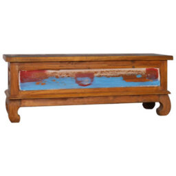 Berkfield Tv Cabinet 110X35X40 Cm Reclaimed Teak Wood - thumbnail 5