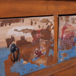 Berkfield Tv Cabinet 110X35X40 Cm Reclaimed Teak Wood - thumbnail 9