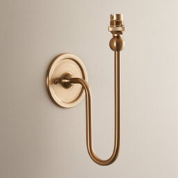 Loops Elegant 2 Pack Dimmable Wall Lights With Brass Finish And Grey Shades - thumbnail 4