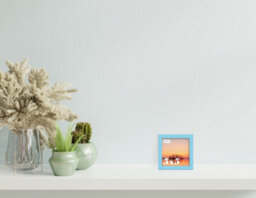 5X5 Light Blue Picture Frame (12.7 X 12.7Cm) Poster, Photo, Artwork, Gallery Wall Or Print - thumbnail 2
