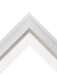 Frames By Post Scandi White Speckled Frame With White Mount For Image Size 7 X 5 Inch - thumbnail 3