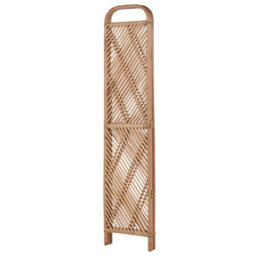 Beliani 3 Panel Room Divider Cosenza Light Brown 106 Cm 180 Cm - thumbnail 5