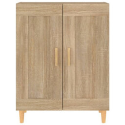 Berkfield Sideboard Sonoma Oak 69.5X34X90 Cm Engineered Wood - thumbnail 7