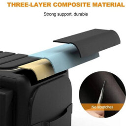 70L Large Car Boot Organiser Heavy Duty Collapsible Foldable Tidy Storage Box - thumbnail 5