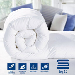 Ameha Single Duvet Quilt 15 Tog Extreme Winter Warm Anti Allergy Soft Breathable All Season Down Duvets 135 X 200 Cm - thumbnail 5