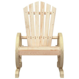 Berkfield Garden Adirondack Chairs 2 Pcs Solid Wood Fir - thumbnail 5