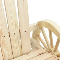 Berkfield Garden Adirondack Chairs 2 Pcs Solid Wood Fir - thumbnail 8
