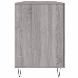 Berkfield Desk Grey Sonoma 140X50X75 Cm Engineered Wood - thumbnail 7