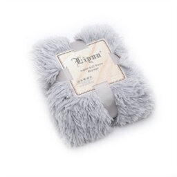Darphe Grey Machine Washable Plush Throw Blanket 130 Cm W X 160 Cm D - thumbnail 4