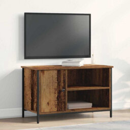 Walplus Tv Cabinet Old Wood 80 X 40 X 50 Cm Engineered Wood