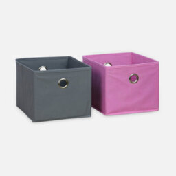 Sweeek - Children's Storage Unit With 4 Baskets Camille Pink 62X29.5X96 Cm - thumbnail 5
