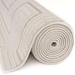 The Rugs Carmel Cream/beige Geometric Design Area Rug And Runner Non Shedding, Stain Resistant, Soft - thumbnail 5