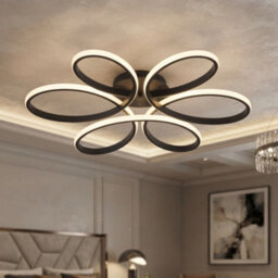 43Cm Modern Led Ceiling Light Chandelier Dimmable Pendant Lamp For Living Room Bedroom - thumbnail 3