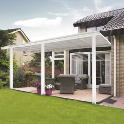 Primrose White Garden Veranda Canopy Patio Shade Pergola 10Ft X 10Ft - thumbnail 3
