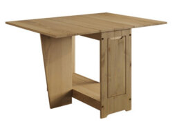 Mercers Furniture Corona Butterfly Dining Set Table & 4 Chairs Folding Compact Drop Leaf Solid Wood Mexican Pine Wooden Kitchen - thumbnail 5