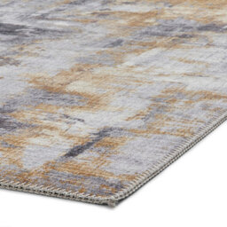 Grey Yellow Modern Easy To Clean Abstract Rug For Dining Room Bedroom Living Room-150Cm X 230Cm - thumbnail 5
