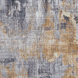 Grey Yellow Modern Easy To Clean Abstract Rug For Dining Room Bedroom Living Room-150Cm X 230Cm - thumbnail 4