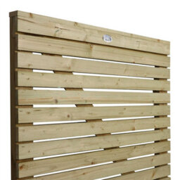 Premier Garden Supplies Slatted Garden Gate Roma Range H.3Ft X W.3Ft Fully Framed Wooden Pressure Treated Decorative Venetian Timber Garden Door - thumbnail 4