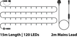 Eagle Connect Led String Lights Black Rubber Rgb  Flash  15M - thumbnail 2