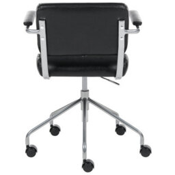 Beliani Desk Chair Candor Faux Leather Black - thumbnail 6