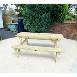 Marlborough Deluxe Heavy Duty Picnic Table - 1800mm Length - 8 Seater - thumbnail 2