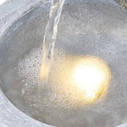 Living And Home Solar-Powered Water Fountain With Modern Minimalist Design, Ideal For Garden & Patio Decor, 46Cm(H) - thumbnail 5