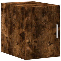 Walplus Slim Storage Cabinet Smoked Oak 30X42.5X225 Cm Engineered Wood - thumbnail 5