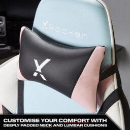 X Rocker Agility Esport Ergonomic Gaming Chair - Bubblegum Edition - thumbnail 3