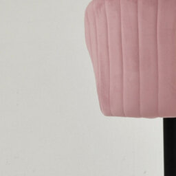 Lakeland Furniture Hexham Pink Velvet Gas Lift Base Bar Stool - thumbnail 8