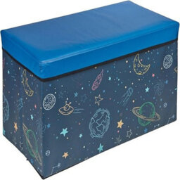 Urbn-Living Childrens Toy Box Storage Chest Collapsible Ottoman Bench Seat 60 Cm Boys Girls - thumbnail 4