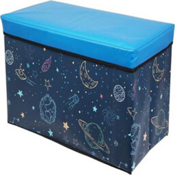 Urbn-Living Childrens Toy Box Storage Chest Collapsible Ottoman Bench Seat 60 Cm Boys Girls - thumbnail 3
