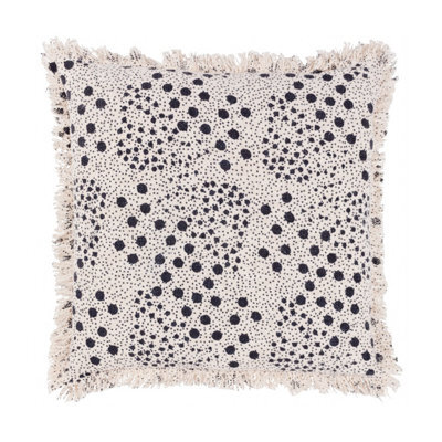 Yard Hara Ink Woven Effect Indoor Cushion, (L)50Cm X (W)50Cm - image 1
