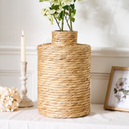 Dibor Traditional Water Hyacinth Stem Home Decor Flower Vase - thumbnail 1