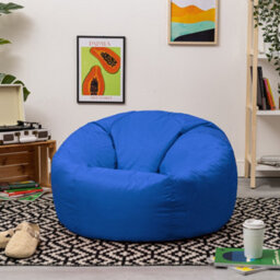 icon Adult Classic Beanbag Outdoor Waterproof Bean Bags Ready Filled - Blue - thumbnail 5