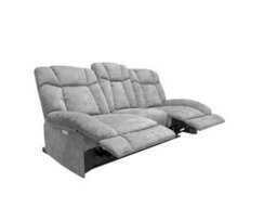 DS Living Torino  3+2 Seater Bundle Recliner Sofa In Grey Or Silver - thumbnail 3