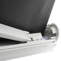 Sundaze 4X3M Full Cassette Manual Patio Awning Retractable Sun Shade Sail Canopy Grey - thumbnail 5