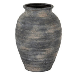 Hill Interiors Marra Olpe Vase Black/grey (34Cm X 26Cm X 26Cm)
