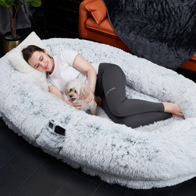 Groundlevel Faux Fur Human Pet Bed - Adult Size - image 1
