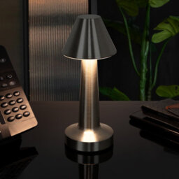 Global Gizmos Rechargeable Led Table Lamp - Silver - thumbnail 9