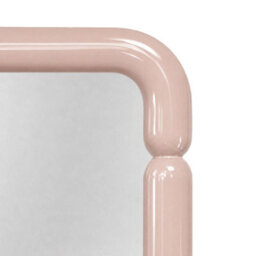 Sweeek - Rectangular Mirror With Wood Decor Nude 106X36X7 Cm - Volt - thumbnail 2
