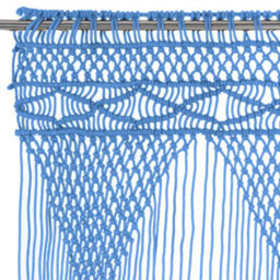 Walplus Macrame Curtain Blue 140X240 Cm Cotton - thumbnail 3