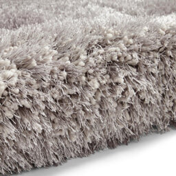 Silver Plain Shaggy Rug, 8Cm Thick Handmade Anti-Shed Rug, Modern Silver Rug For Bedroom, & Diningroom-200Cm X 290Cm - thumbnail 6