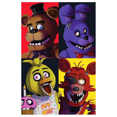 Five Nights At Freddys Fleece Freddy Fazbear Blanket Multicoloured (150Cm X 100Cm) - image 1